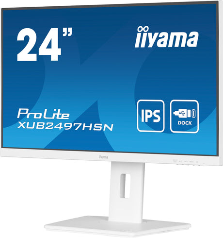 EAN 4948570123223 - iiyama ProLite XUB2497HSN-W1 pantalla para PC 60,5 cm (23.8") 1920 x 1080 Pixeles Full HD LED Blanco imagen 3