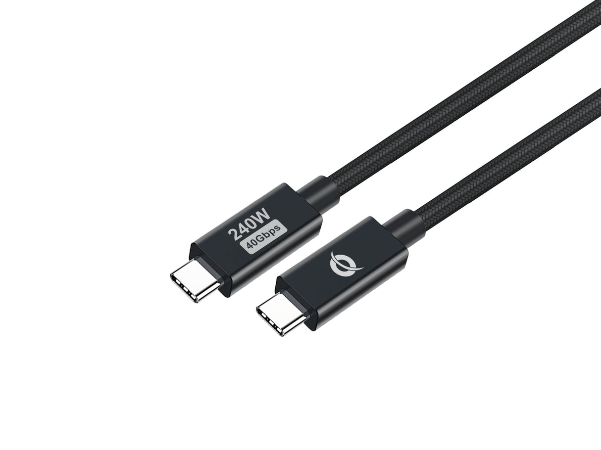 Cable Usb-C Macho A Usb-C Macho 1.2m Conceptronic Usb 4.0 Gen 3 240w 48v 5a 40gbps E-Mark
