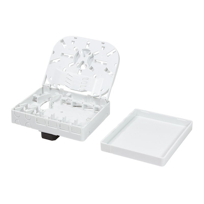 Caja De Conexión Indoor Ftth Para 4 Fibras Sc-S O Lc-D,