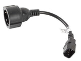 Lanberg Cable De Alimentacion Schuko A C14 H/M Negro Ca-C14e-10cc-0018-Bk -..Lanb
