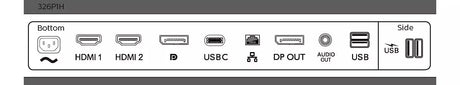 EAN 8712581768096 - Philips P Line 326P1H/00 pantalla para PC 80 cm (31.5") 2560 x 1440 Pixeles Quad HD LED Negro imagen 8
