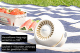 86679 Breezy Bowl Akku-Ventilator Bl 6w 3 Geschwindigkeitsstufen Ø9cm