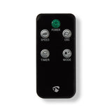 Nedis Fntr13cwt40 Calefactor Eléctrico Interior Negro, Blanco 50 W Ventilador Eléctrico