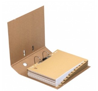 Oxford Archivador Anchura Del Lomo 8 Cm Din A4 Cartón Beige