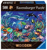 Ravensburger Wooden Puzzle De Madera Abajo En El Mar