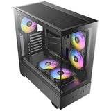 Caja  Pc Antec Cx705 Argb Mid-Tower Atx Panoramica 270º 5xvent 120mm Pwm