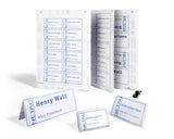 Insertar Carteles Durable Badgemaker 60x90mm 160 Piezas Blanco