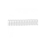 Fellowes Espiral Metálica Paso 5:1 12mm A4 Blanco Pack 100 Ud