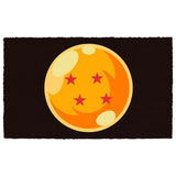 Felpudo 60x40 Cm Bola 4 Estrellas Dragon Ball