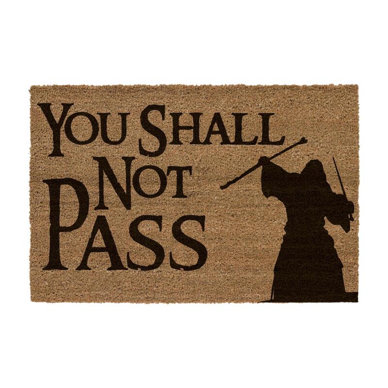 Felpudo 60x40 You Shall Not Pass El Seor De Los Anillos