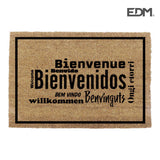 Felpudo 60x40cm Modelo Bienvenidos Idiomas Edm
