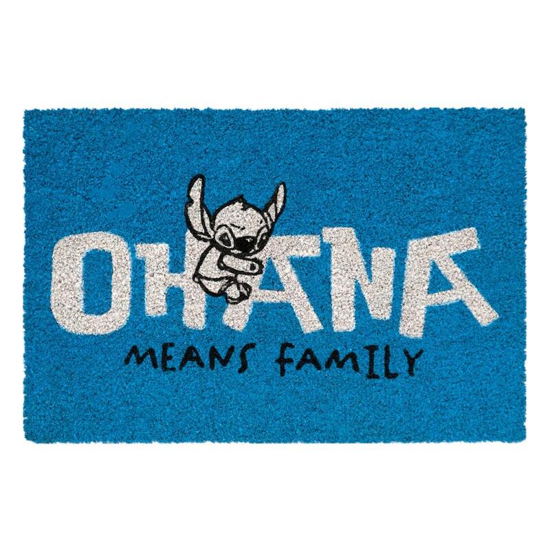 Felpudo Disney Stitch Ohana Azul