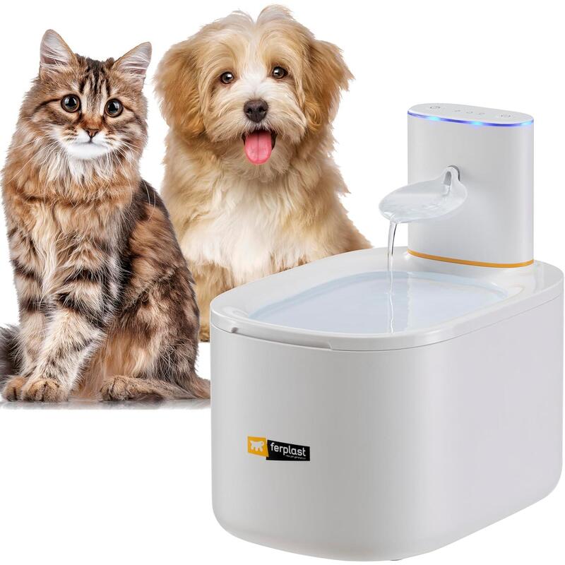 Ferplast Astra Fontanna Dla Kotów I Malych Psów Z Czujnikiem Ruchu Filtr 3l
