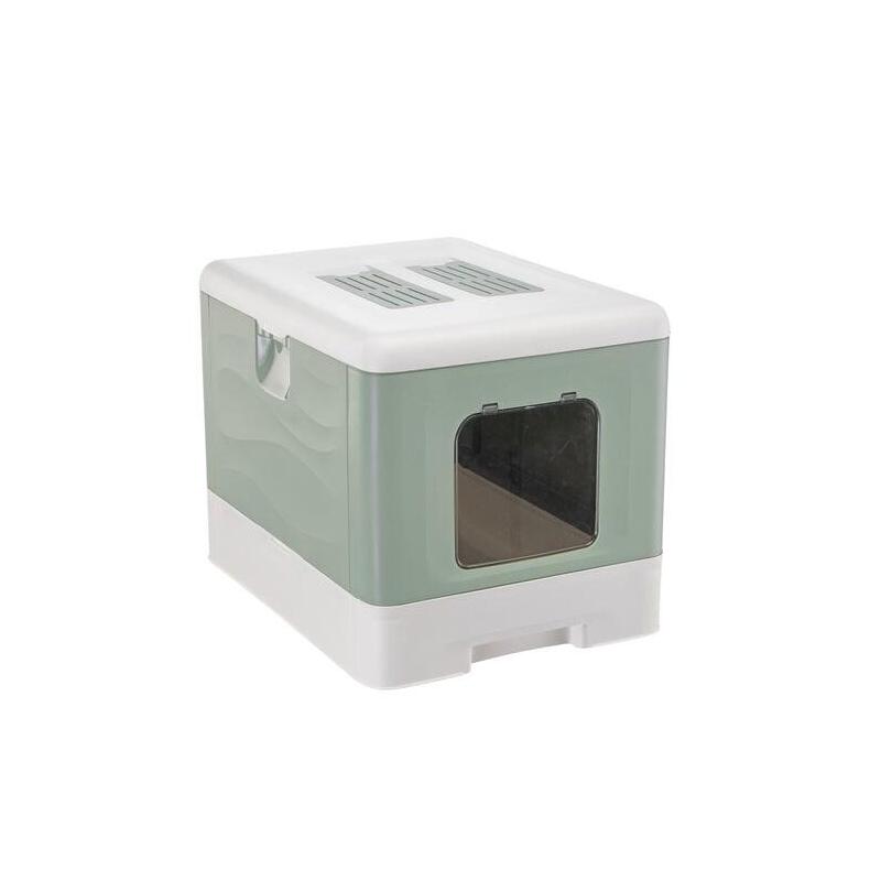 Ferplast Sahara Green  Caja De Arena Para Gatos - 52 X 39 X 40 Cm