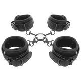 Fetish Submissive - Set Esposas Manos Y Tobillos Con Forro De Nopreno