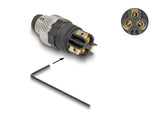 M8 Steckverbinder A-Kodiert 3 Pin Stecker Zur Montage Mit Schraubanschluss