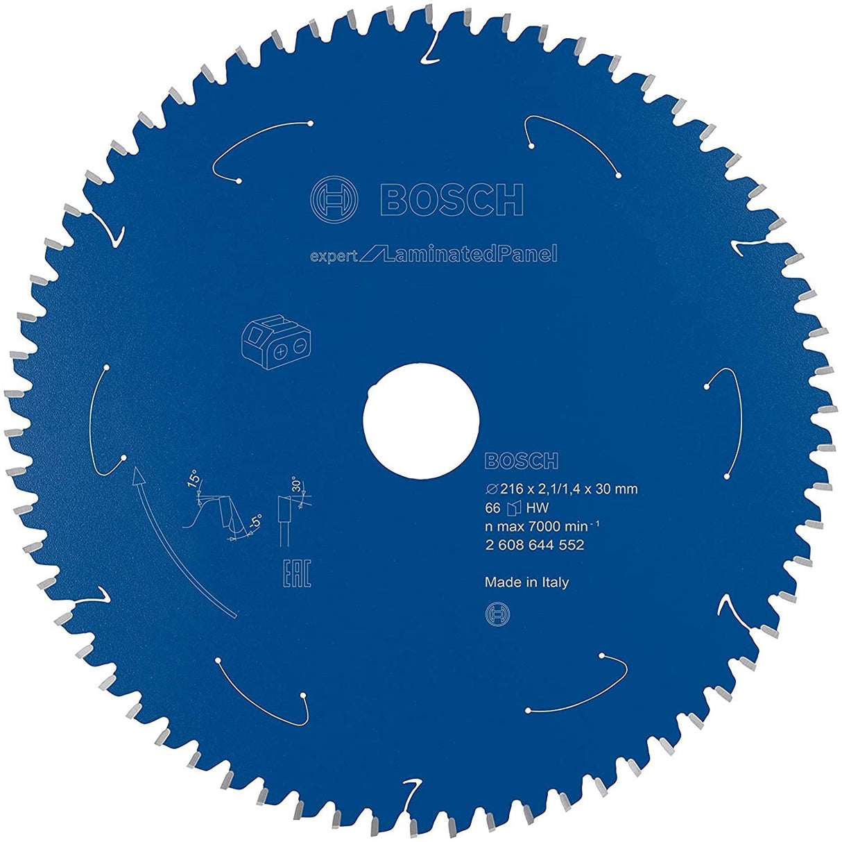 Hoja De Sierra Circular Bosch Expert Para Panel Laminado, 216 Mm 2608644552