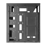 Caja Semitorre Tacens 2alux Atx Ventilador 12cm Acero Ultraligero Negro