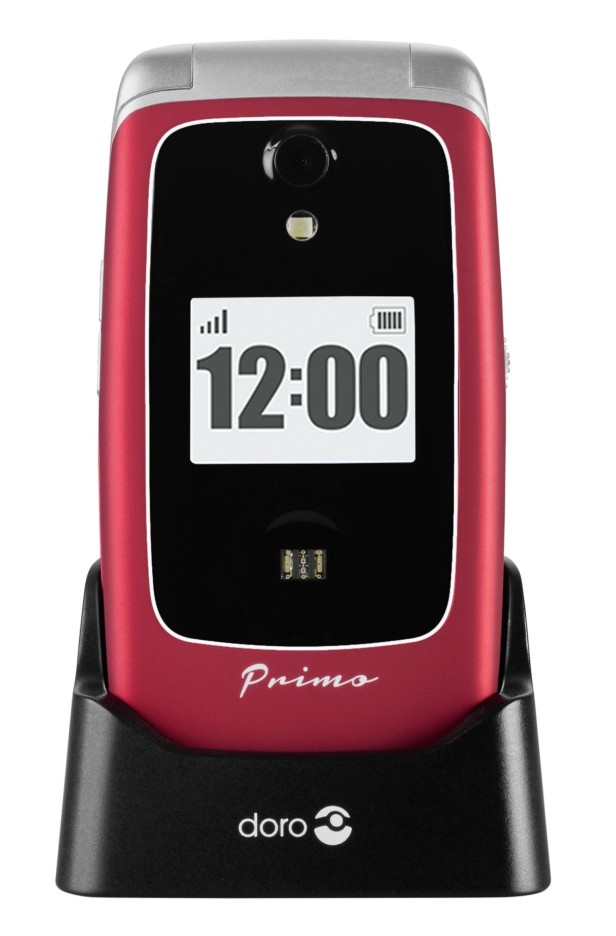 Primo By Doro 418 Teléfono Móvil Con Botones Grandes Rojo 360029