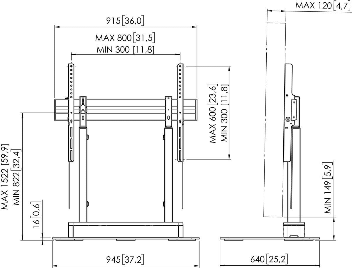 Rise4105 Mot.Display Floorstand 50b