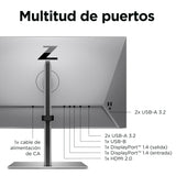 EAN 0196188122938 - HP Z24q G3 QHD Display pantalla para PC 60,5 cm (23.8") 2560 x 1440 Pixeles Quad HD LCD Plata imagen 12