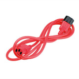 Roline Apparate-Verbindungscable, Iec 320 C14 - C13, Rot, 0,8 M