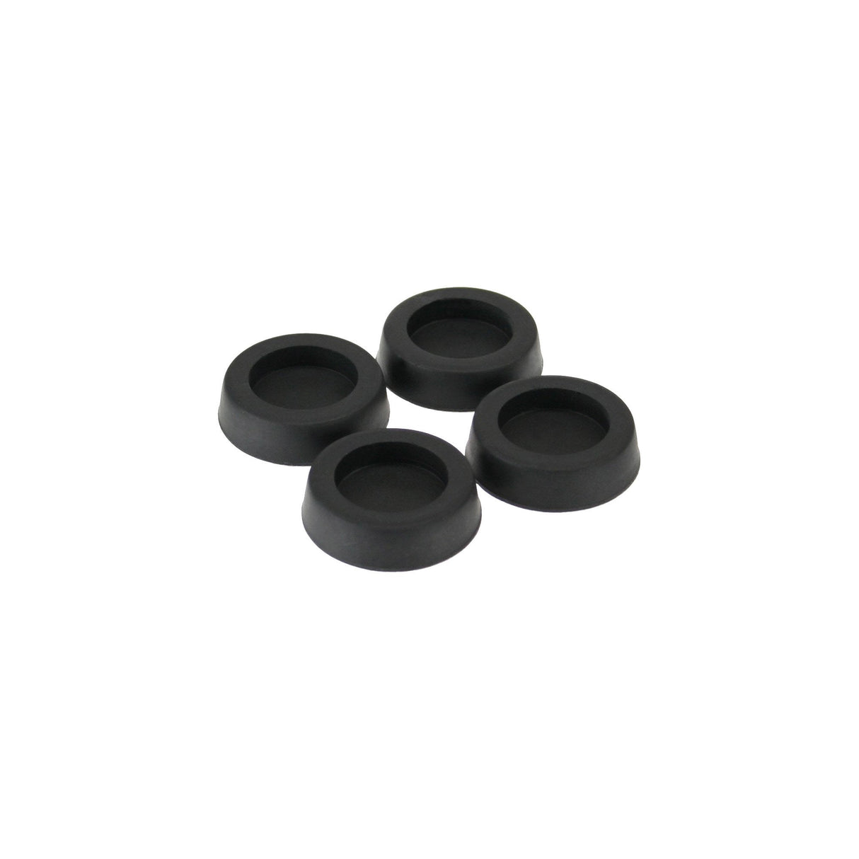Pies De Goma Inline Para Carcasas De Pc Y Servidores, Paquete De 4, Negro