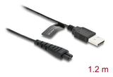 Delock Usb Cable De Carga 5 V Para Elektrorasierer Kompatibel Con Remington Hc4250, Mb
