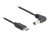 Delock 85398 Cable De Alimentación Usb Type-C A Cc 5,5 X 2,1 Mm Macho En Ángulo 1,5 M