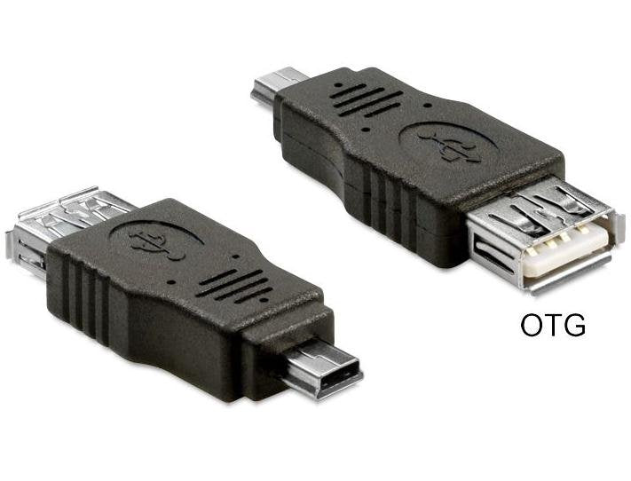 Delock Adaptador Usb Mini Macho > Usb 2.0-A Hembra Otg