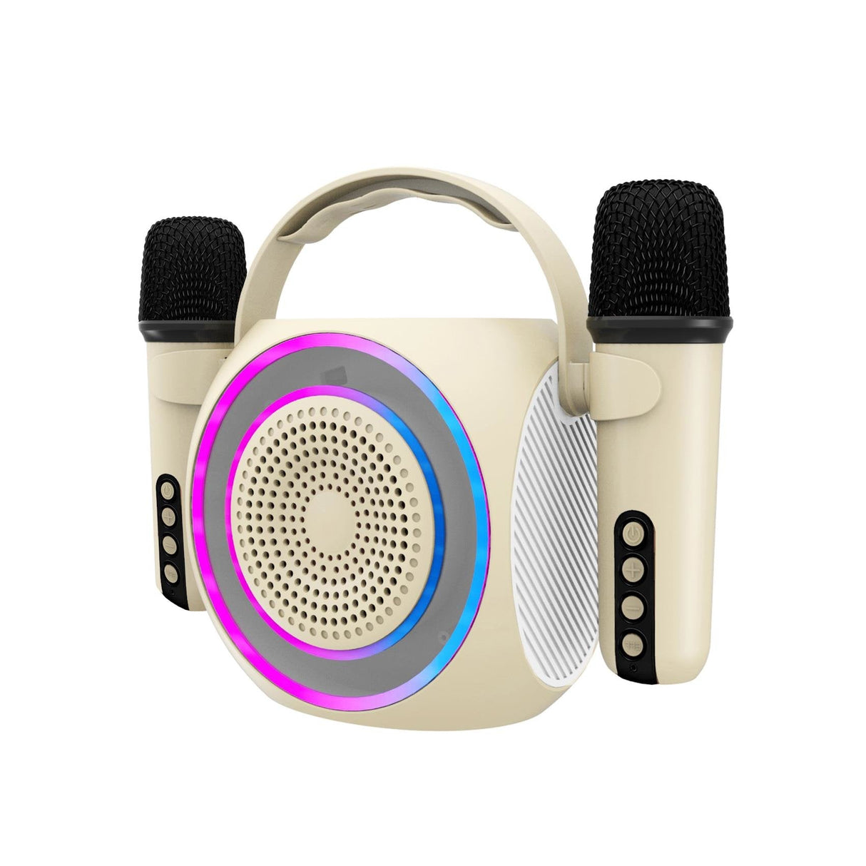 Altavoz + 2mic Inalambricos Rgb