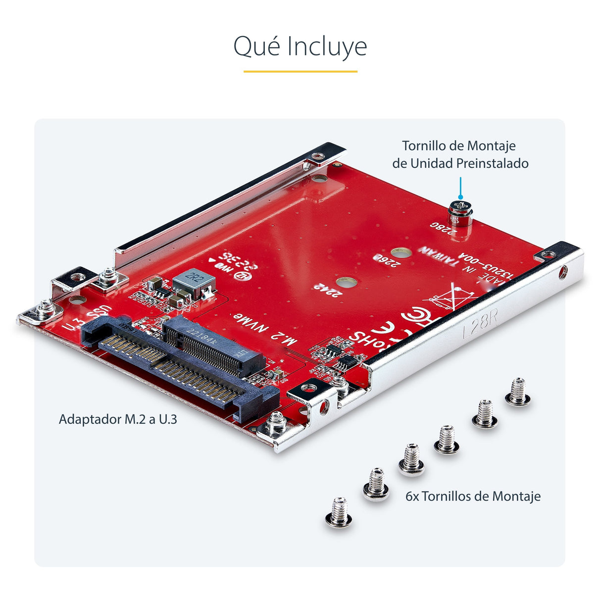 M.2 To U.3 Adapter/Converter - M2 Nvme Ssd To 2.5inch U.3