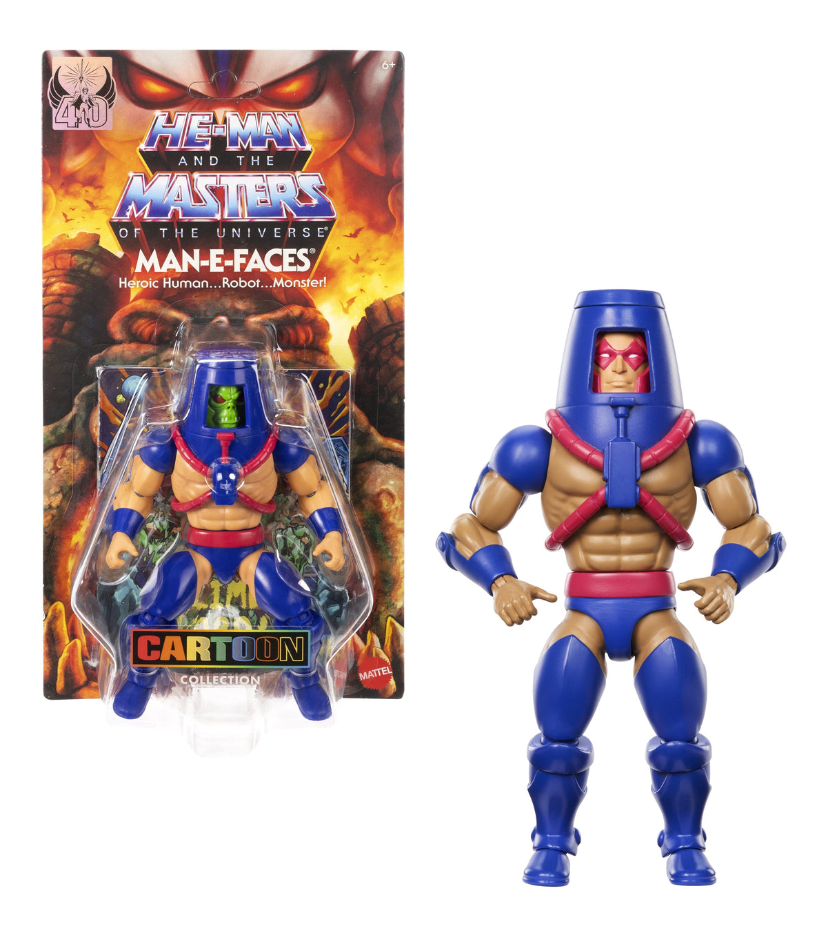 Mattel Masters Of The Universe Origins Collection Collection Man-E Faces, Figura Jbm80