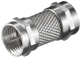 EAN 4040849113710 - Goobay 11371 cambiador de género para cable F Plata imagen 1