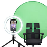 Aro De Luz Profesional + Pantalla Trust Maku+ Incluye Pantalla Verde