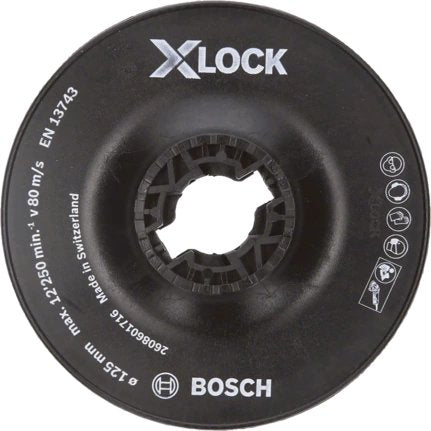 Bosch Professional Placa De Soporte X-Lock Dura, Ø 125 Mm, Placa Lijadora 2608601716