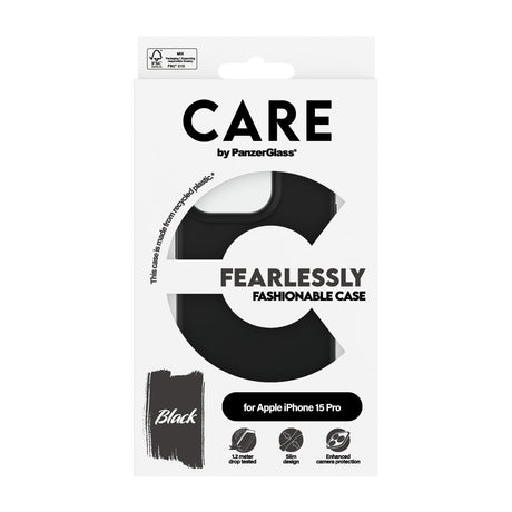 EAN 5715685005657 - PanzerGlass CARE™ by ® Case Black iPhone 15 Pro funda para teléfono móvil Negro imagen 3