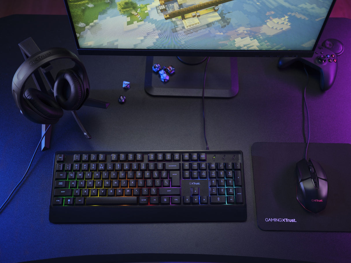 Keyboard +Mouse Gxt792 Quadrox/4-In-1 Bundle Eng 25155 Trust