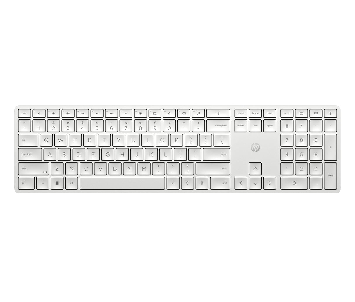 Teclado Inalámbrico Programable Hp 450 Negro, Diseño De 4r184aa#Abd