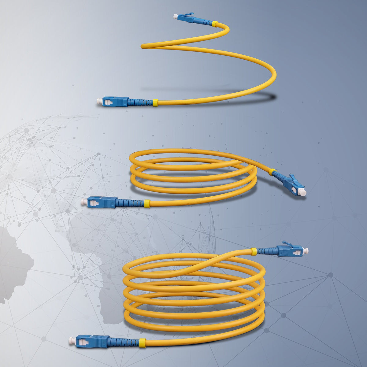 EAN 5903148915029 - Extralink EX.15029 Cable de fibra óptica e InfiniBand FTTH Amarillo imagen 7