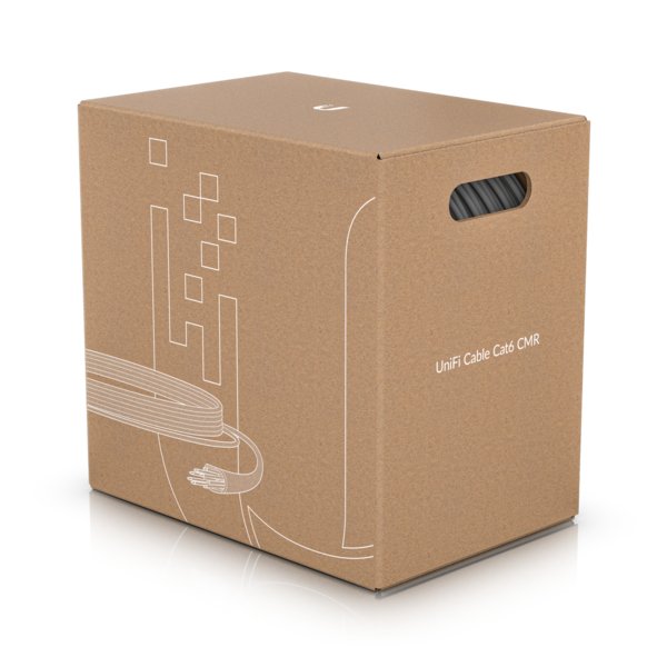Ubiquiti Networks U-Cable-C6-Cmr Cable De Red Blanco 305 M Cat6 U/Utp [Utp]