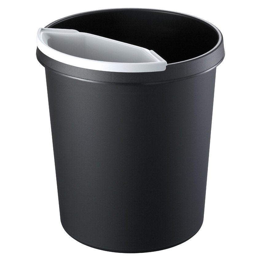 Helit Papelera H6105895 31x32cm 18l Redondo Plástico Negro (H6105895)