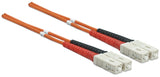 EAN 0766623470018 - Intellinet 470018 Cable de fibra óptica e InfiniBand 2 m SC Naranja imagen 2
