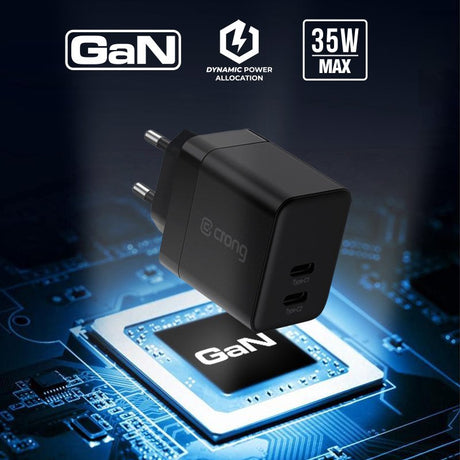 EAN 5904310702232 - Crong CRG-GNCC35-BLK cargador de dispositivo móvil Universal, Smartphone, Portátil, Netbook, Reloj inteli imagen 5