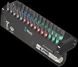 Wera Bit-Check 30 Impaktor 2, 1/4", Juego De Puntas Con Revestimiento De Diamante De 30 Piezas, Extremadamente Resistente 5057697001