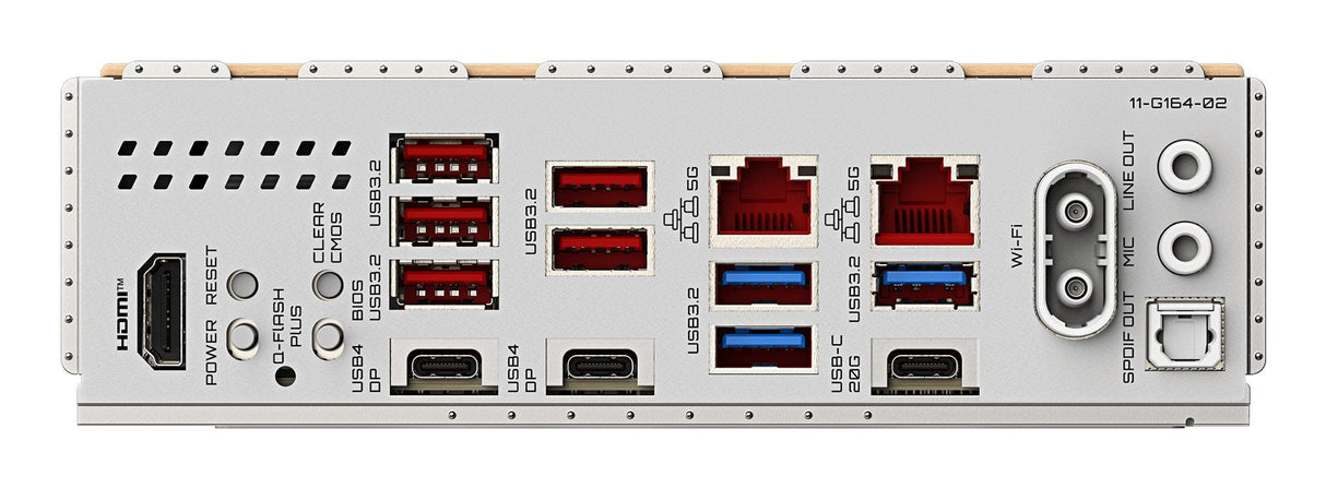 Placa Base Gigabyte X870e Aero X3d Wood Plateado