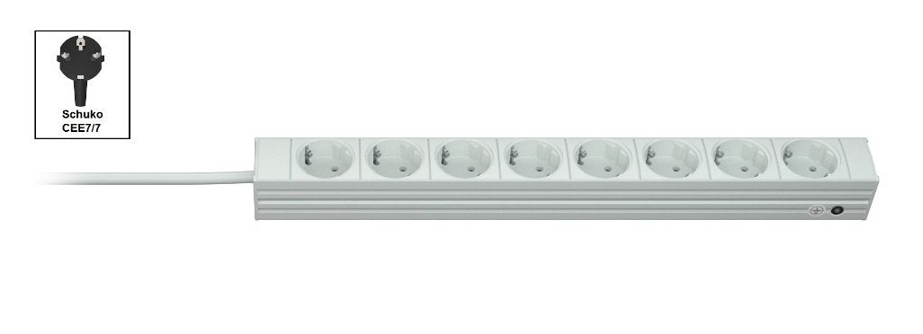 Vertiv Knürr Pdu Di-Strip, Básica, 0u/1u, Entrada Schuko De 230 V Y 16 A, Salidas (8) Schuko