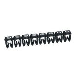 Legrand 038210 Kennzeichnungssystem Cab3 0,5-1,5qmm Ziffer:0 Schwarz