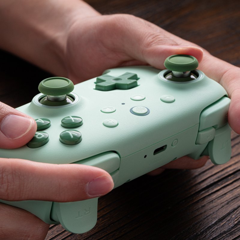 8bitdo Ultimate 2c Wireless, Gamepad Menta/Naranja, Para Windows Y Android Ret00471