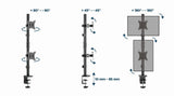 EAN 8716309127592 - Gembird MA-D2-02 soporte para monitor 81,3 cm (32") Escritorio Negro imagen 11